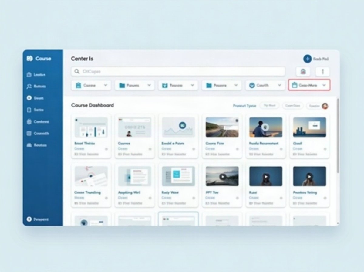Edu Go online course content hub with organised lectures, notes and quizzes