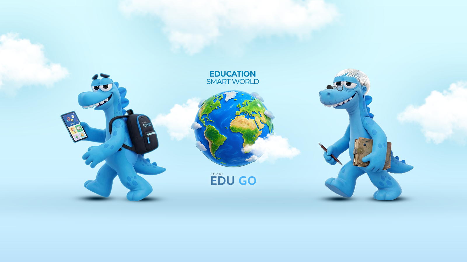 Edu Go smart school management dashboard illustration